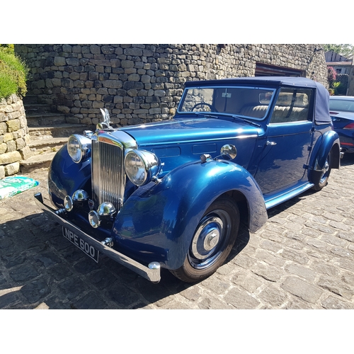 111 - A 1949 ALVIS TA14 DROPHEAD COUPE Engine 1892 cc, 4 cylinder ohv Coachbuilder: carbodies Car number, ... 