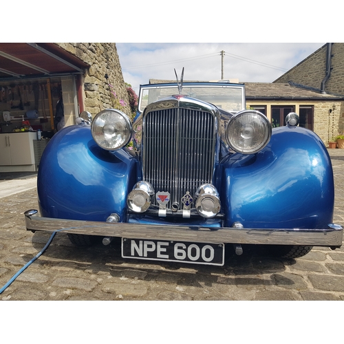 111 - A 1949 ALVIS TA14 DROPHEAD COUPE Engine 1892 cc, 4 cylinder ohv Coachbuilder: carbodies Car number, ... 