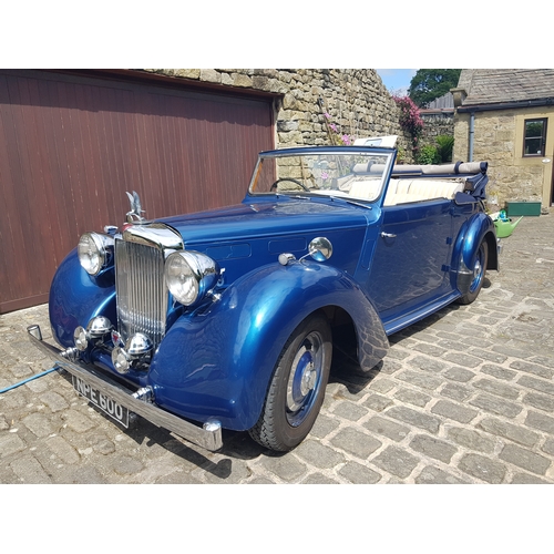 111 - A 1949 ALVIS TA14 DROPHEAD COUPE Engine 1892 cc, 4 cylinder ohv Coachbuilder: carbodies Car number, ... 