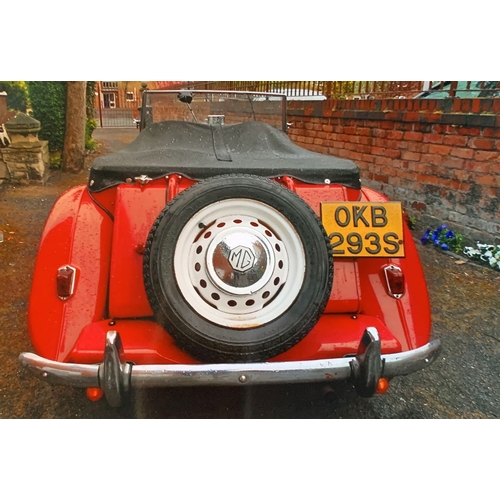 112 - A 1951 MG TD COMPETITION MODEL Finished in red, this MG is described by the vendor as in good condit... 