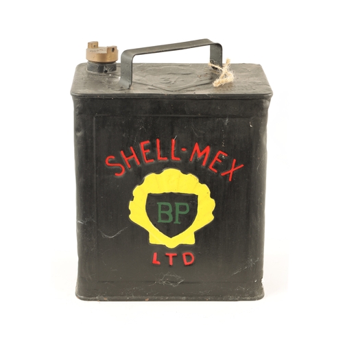 18 - A VINTAGE 'SHELL BP' PETROL CAN (25cm by 15cm by 29cm)