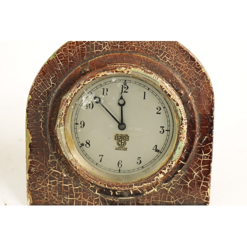 24 - A 1920S SMITHS INSTRUMENT PANEL CLOCK silvered 3-inch dial with Arabic chapter ring stamped '11626' ... 