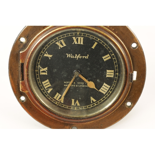 25 - A COLLECTION OF THREE AUTOMOBILIA ITEMS comprising a Watford Dash Clock, Lodge Spark Plug and a LUCA... 