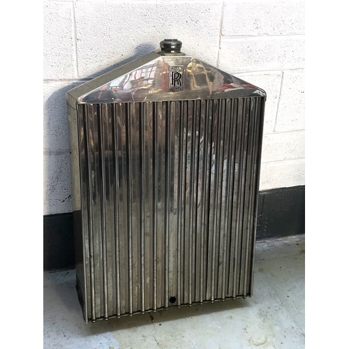 31 - A VINTAGE ROLLS ROYCE RADIATOR AND GRILL no. E.56831. (87cm high, 59cm wide)