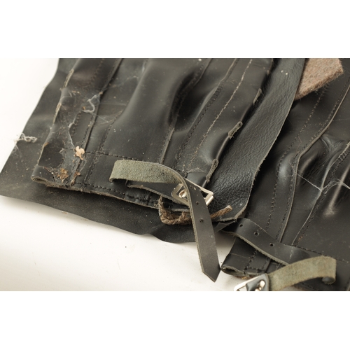 34 - A SET OF FOUR UNUSED LEATHER WEFCO SPRING GAITERS