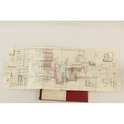 44 - AN ORIGINAL ROLLS ROYCE SILVER CLOUD II OWNERS HANDBOOK with diagrams (22.5cm high)