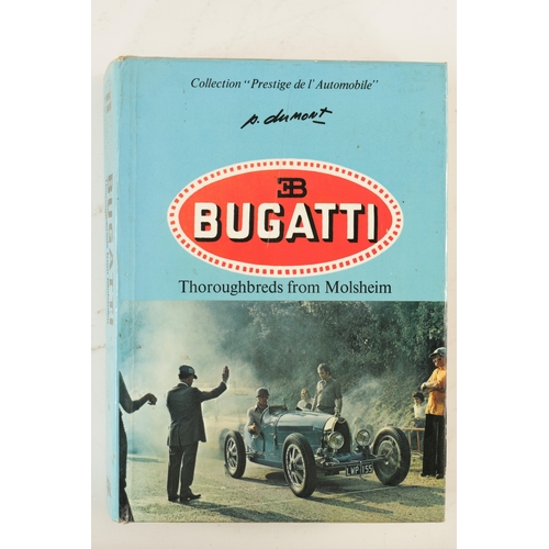 45 - A COLLECTION OF FOUR BUGATTI BOOKS ' The Study on Bugatti' by E. Hallums,'Bugatti' by Laurence Mered... 