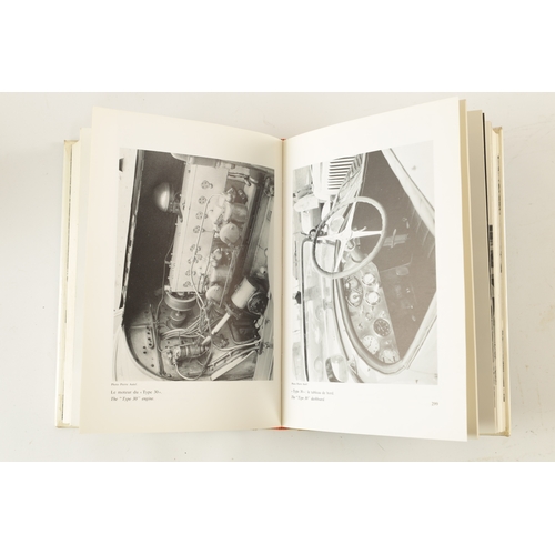 45 - A COLLECTION OF FOUR BUGATTI BOOKS ' The Study on Bugatti' by E. Hallums,'Bugatti' by Laurence Mered... 