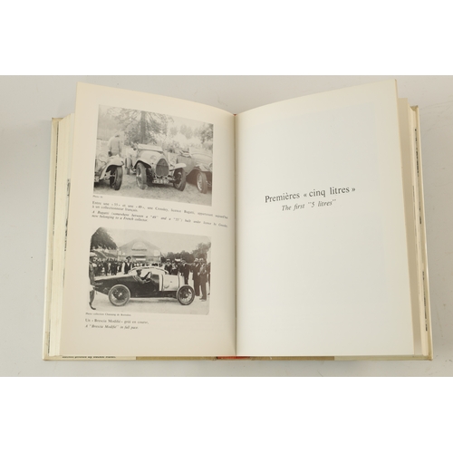 45 - A COLLECTION OF FOUR BUGATTI BOOKS ' The Study on Bugatti' by E. Hallums,'Bugatti' by Laurence Mered... 