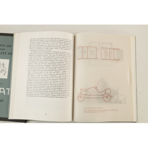 45 - A COLLECTION OF FOUR BUGATTI BOOKS ' The Study on Bugatti' by E. Hallums,'Bugatti' by Laurence Mered... 