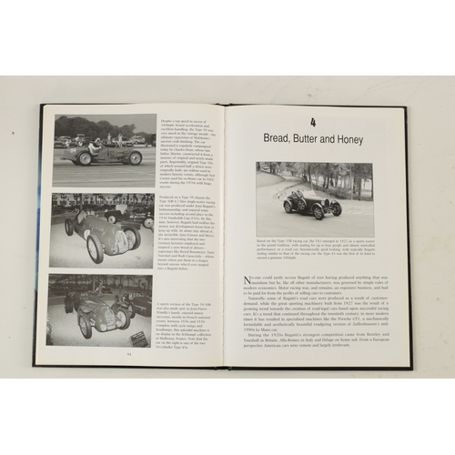 45 - A COLLECTION OF FOUR BUGATTI BOOKS ' The Study on Bugatti' by E. Hallums,'Bugatti' by Laurence Mered... 