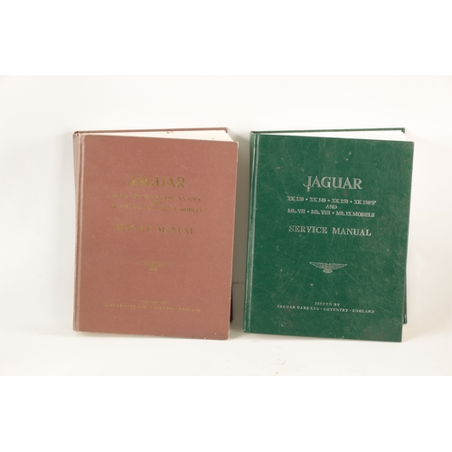 48 - TWO 1950S JAGUAR SERVICE MANUALS