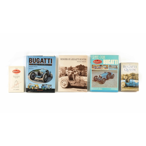 49 - A COLLECTION OF FOUR BUGATTI HARDBACK BOOKS ' The Bugatti reference and data book' by H.G. Conway, '... 