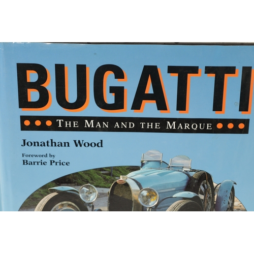 49 - A COLLECTION OF FOUR BUGATTI HARDBACK BOOKS ' The Bugatti reference and data book' by H.G. Conway, '... 