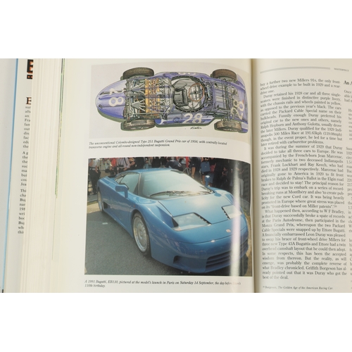 49 - A COLLECTION OF FOUR BUGATTI HARDBACK BOOKS ' The Bugatti reference and data book' by H.G. Conway, '... 