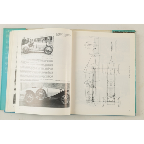 49 - A COLLECTION OF FOUR BUGATTI HARDBACK BOOKS ' The Bugatti reference and data book' by H.G. Conway, '... 