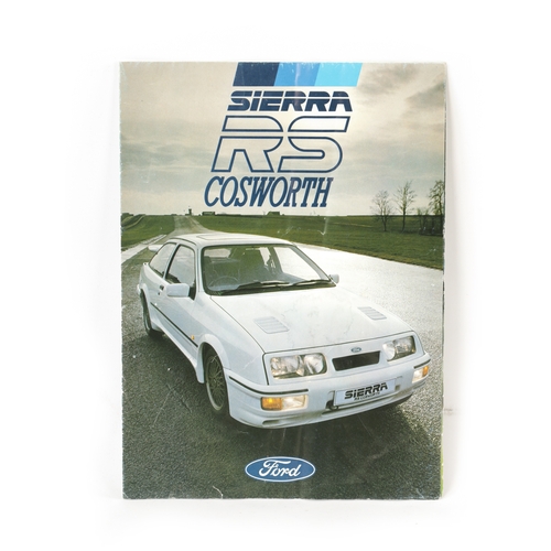 51 - AN ORIGINAL FORD SIERRA RS COSWORTH VEHICLE SALES BROCHURE circa 1987