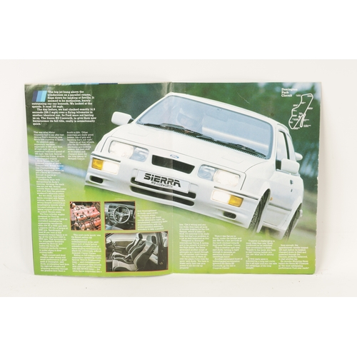 51 - AN ORIGINAL FORD SIERRA RS COSWORTH VEHICLE SALES BROCHURE circa 1987