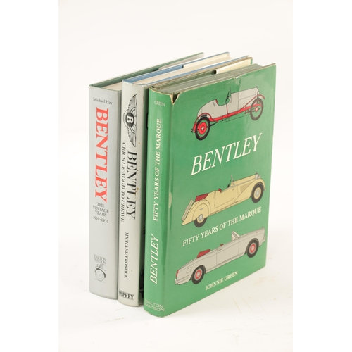 54 - THREE HARDBACK BENTLEY BOOKS by Dalton Watson, and Michael Frostick