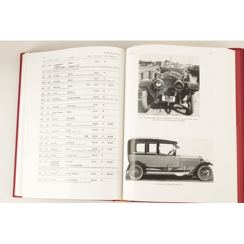 55 - THE EDWARDIAN ROLLS-ROYCE. A PAIR OF HARDBACK BOOKS BY JOHN FASIL & BRYAN GOODMAN, volumes I and II ... 