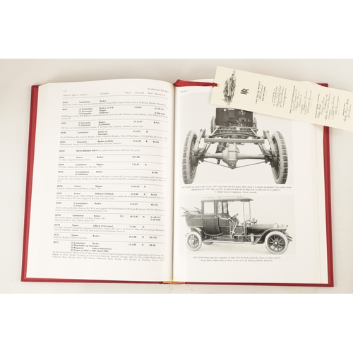 55 - THE EDWARDIAN ROLLS-ROYCE. A PAIR OF HARDBACK BOOKS BY JOHN FASIL & BRYAN GOODMAN, volumes I and II ... 