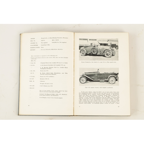 59 - ‘THE BUGATTI BOOK’ HARBACK COMPILED BY BARRY EAGLESFIELD by Motor Racing Publications Ltd. (22cm hig... 