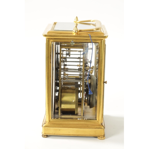 650 - A. BOURGEOIS ET CLEMENT FILS, A. MOREZ. A MID 19TH CENTURY FRENCH GIANT GILT CASED GRAND SONNERIE CA... 