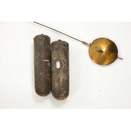 758 - E. BURTON, KENDAL. A LATE GEORGE III EIGHT DAY LONGCASE CLOCK the oaks and mahogany case with swan n... 