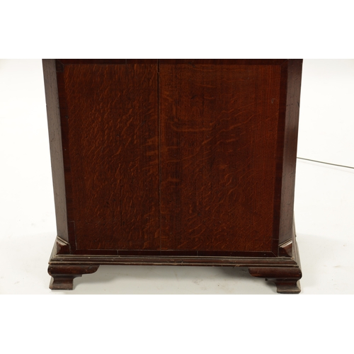 758 - E. BURTON, KENDAL. A LATE GEORGE III EIGHT DAY LONGCASE CLOCK the oaks and mahogany case with swan n... 