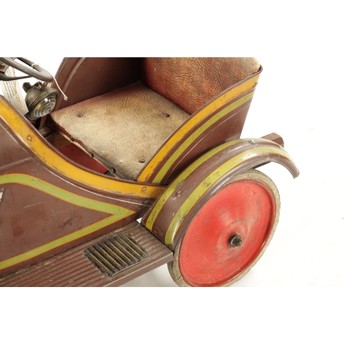 20 - A RARE VINTAGE GERMAN CHILD’S ROADSTER PEDAL CAR CIRCA 1936 with original paint. (99cm wide 46cm dee... 