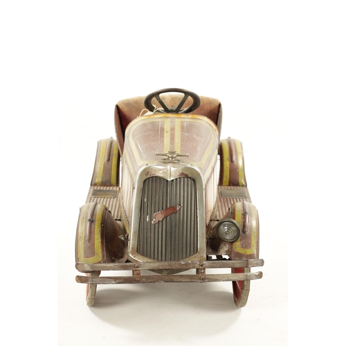 20 - A RARE VINTAGE GERMAN CHILD’S ROADSTER PEDAL CAR CIRCA 1936 with original paint. (99cm wide 46cm dee... 