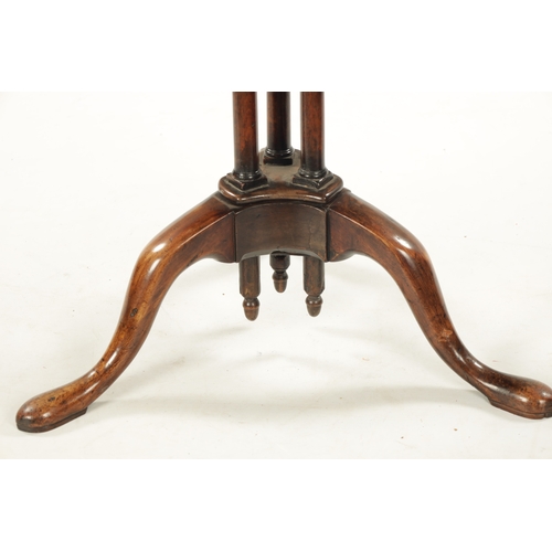 334 - A RARE GEORGE III MAHOGANY METAMORPHIC ADJUSTABLE OCCASIONAL TABLE with shaped gallery edged top; ra... 