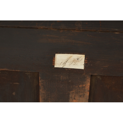 75 - A REGENCY FIGURED ROSEWOOD OPEN BOOKCASE OF SMALL SIZE with marble top above three shelves supported... 