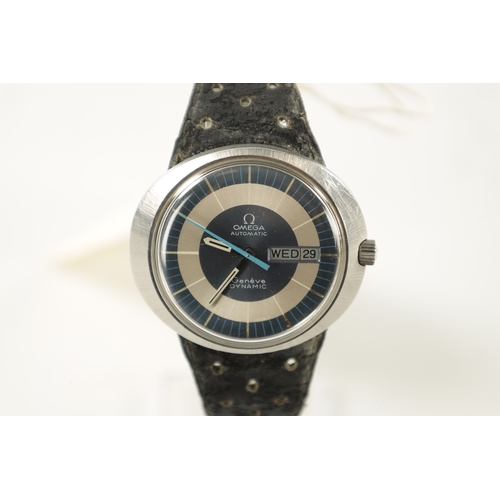 661 - A 1970’S OMEGA DYNAMIC AUTOMATIC WRISTWATCH on original leather strap and buckle, the oval steel cas... 