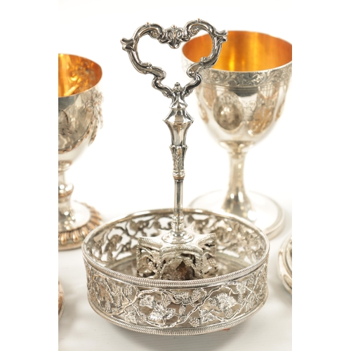 687 - A COLLECTION OF LATE 18TH/19TH CENTURY OLD SHEFFIELD AND OTHER SILVER PLATED WARES comprising three ... 