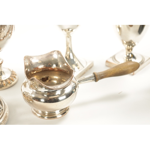 687 - A COLLECTION OF LATE 18TH/19TH CENTURY OLD SHEFFIELD AND OTHER SILVER PLATED WARES comprising three ... 