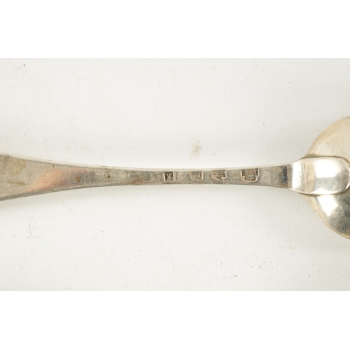 691 - THREE GEORGE II SCOTTISH SILVER TABLESPOONS app. 162g - Edward Lothian, 1739 (20cm long )