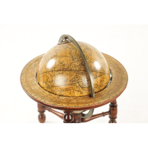 780 - A RARE PAIR OF SMALL REGENCY J & W NEWTON GLOBES the 5 1/2