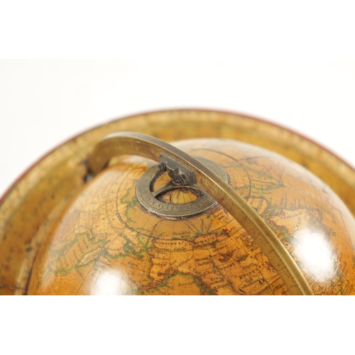 780 - A RARE PAIR OF SMALL REGENCY J & W NEWTON GLOBES the 5 1/2