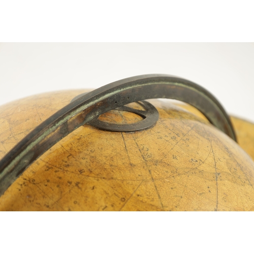 781 - A 19TH CENTURY 16” CARY CELESTIAL LIBRARY GLOBE on mahogany stand with turned baluster legs (58cm hi... 