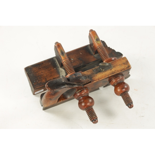 1091 - A RARE LATE 20TH CENTURY SASH FILLISTER PLANE SIGNED J. MILLER 73 CLAYTON ST with adjustable fence. ... 