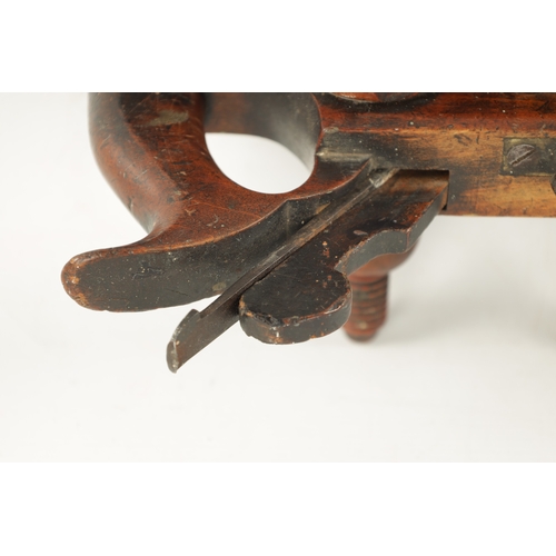 1091 - A RARE LATE 20TH CENTURY SASH FILLISTER PLANE SIGNED J. MILLER 73 CLAYTON ST with adjustable fence. ... 