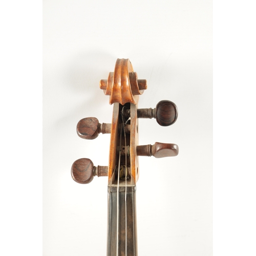 1110 - AN OLD FRENCH VIOLIN LABELLED MEDIO FINO with one-piece back, together with another cased violin (2)... 