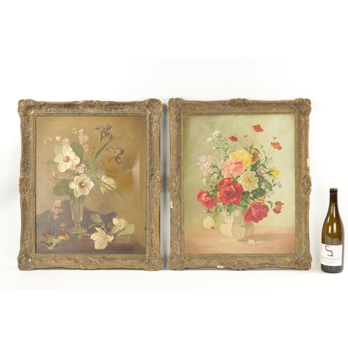 1147 - ALBERT WILLIAMS (1922-2010). A PAIR OF STILL LIFE OIL ON CANVAS. signed - in gilt swept frames (50.5... 