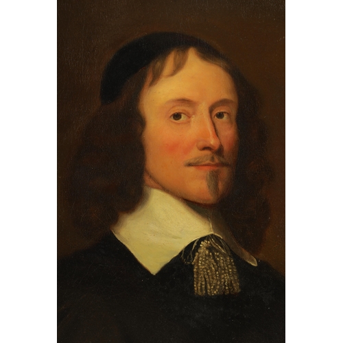 1149 - A 17TH CENTURY OIL ON CANVAS HALF LENGTH PORTRAIT OF SIR THOMAS HATTON, FIRST BARONET - DATED 1641 C... 