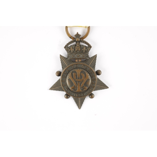 822 - A KABUL TO KANDAHAR STAR 1880 MEDAL presented to 1627. PRIVATE R. ROBSON 9TH LANCERS. (48mm wide )