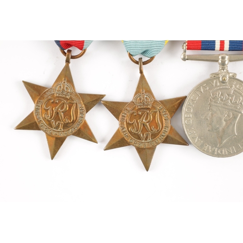 823 - A GROUP OF FOUR WW2 MEDALS comprising of a 1939-45 Star, The Air Crew Europe Star with France and Ge... 