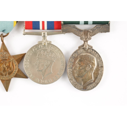 823 - A GROUP OF FOUR WW2 MEDALS comprising of a 1939-45 Star, The Air Crew Europe Star with France and Ge... 