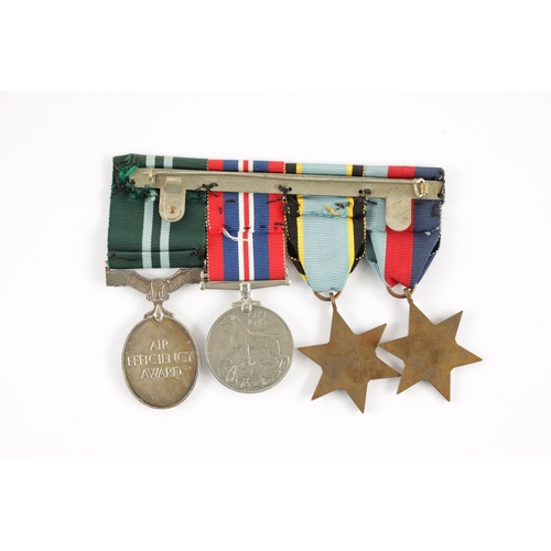 823 - A GROUP OF FOUR WW2 MEDALS comprising of a 1939-45 Star, The Air Crew Europe Star with France and Ge... 