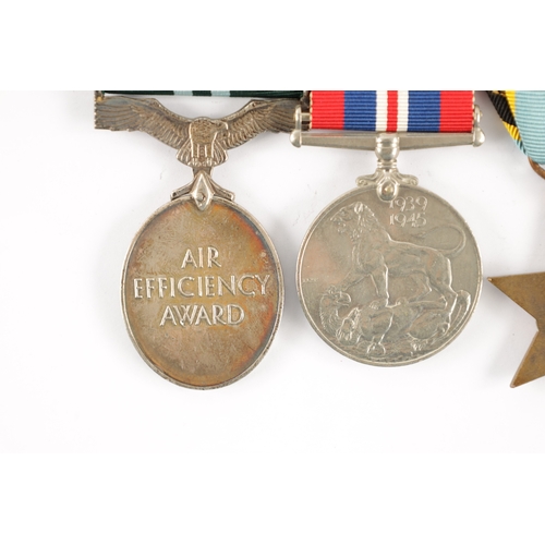 823 - A GROUP OF FOUR WW2 MEDALS comprising of a 1939-45 Star, The Air Crew Europe Star with France and Ge... 